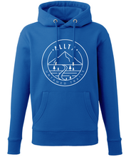Load image into Gallery viewer, Unisex Mountain Organic Cotton Hoodie - Royal Blue