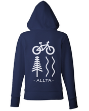 Load image into Gallery viewer, Women&#39;s Elements Organic Cotton Hoodie - Oxford Navy
