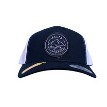 Load image into Gallery viewer, Mountain Trucker Cap - Black/White