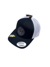 Load image into Gallery viewer, Mountain Trucker Cap - Black/White