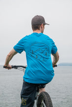 Load image into Gallery viewer, Men&#39;s Causeway Recycled Riding Tech Tee - Electric Blue
