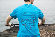 Load image into Gallery viewer, Men's Causeway Recycled Riding Tech Tee - Electric Blue