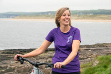 Load image into Gallery viewer, Women's Elements Recycled Riding Tech Tee - Purple
