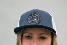Load image into Gallery viewer, Mountain Trucker Cap - Navy/White
