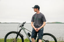 Load image into Gallery viewer, Men's Tree Line Recycled Riding Tech Tee - Charcoal