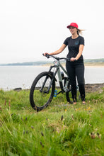 Load image into Gallery viewer, Women's Double Mountain Recycled Riding Tech Tee - Black