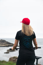 Load image into Gallery viewer, Women's Double Mountain Recycled Riding Tech Tee - Black