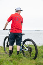 Load image into Gallery viewer, Men's BTT Recycled Riding Tech Tee - Fire Red