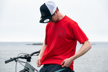 Load image into Gallery viewer, Men's BTT Recycled Riding Tech Tee - Fire Red