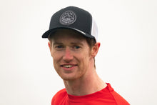 Load image into Gallery viewer, Mountain Trucker Cap - Black/White