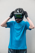 Load image into Gallery viewer, Men's Causeway Recycled Riding Tech Tee - Electric Blue