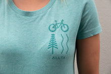 Load image into Gallery viewer, Women's Elements Organic Cotton T-shirt - Mint