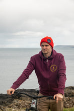 Load image into Gallery viewer, Unisex BTT Organic Cotton Zip Hoodie - Burgundy