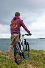 Load image into Gallery viewer, Unisex BTT Organic Cotton Zip Hoodie - Burgundy