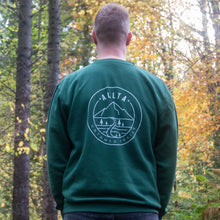 Load image into Gallery viewer, Unisex Double Mountain Organic Cotton Sweatshirt - Bottle Green