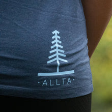 Load image into Gallery viewer, Unisex Treeline Organic Cotton T-shirt - Navy Marl