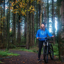 Load image into Gallery viewer, Unisex Mountain Organic Cotton Hoodie - Royal Blue