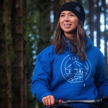 Load image into Gallery viewer, Unisex Mountain Organic Cotton Hoodie - Royal Blue