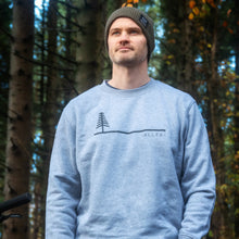 Load image into Gallery viewer, Unisex Treeline Organic Cotton Sweatshirt - Grey