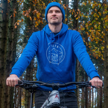 Load image into Gallery viewer, Unisex Mountain Organic Cotton Hoodie - Royal Blue