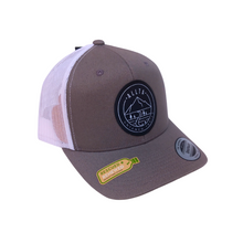 Load image into Gallery viewer, Mountain Trucker Cap - Grey/White
