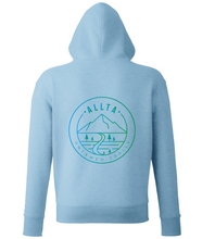 Load image into Gallery viewer, Unisex Double Mountain Organic Cotton Hoodie - Light Blue

