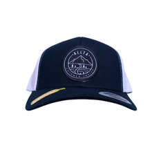 Load image into Gallery viewer, Mountain Trucker Cap - Black/White
