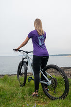 Load image into Gallery viewer, Women&#39;s Elements Recycled Riding Tech Tee - Purple
