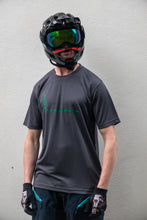 Load image into Gallery viewer, Men&#39;s Tree Line Recycled Riding Tech Tee - Charcoal
