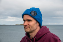 Load image into Gallery viewer, Trail Side Wind-Resistant Recycled Patch Beanie - Cobalt
